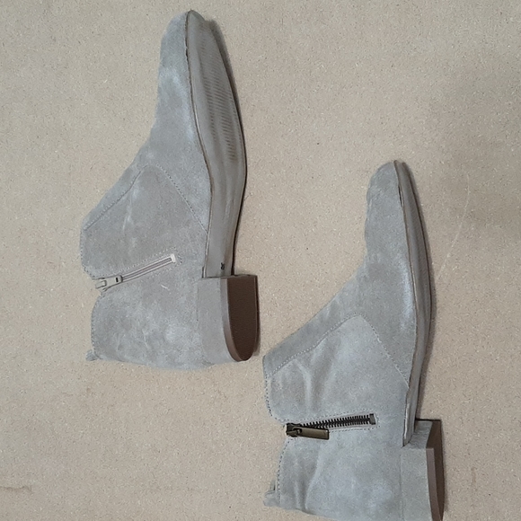 STEVE MADDEN LEATHER ANKLE BOOTS WOMEN'S ZIP BOTH SIDE - Picture 1 of 7